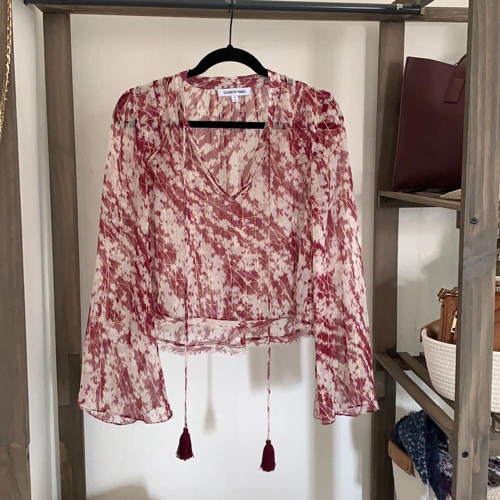 Elizabeth & James Patterned Blouse